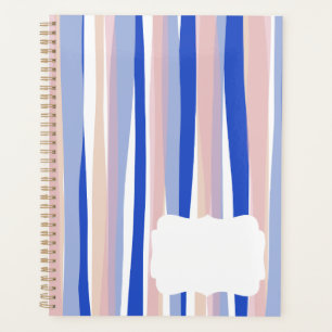 Agenda Bandas cor-de-rosa azul-praia de Verão