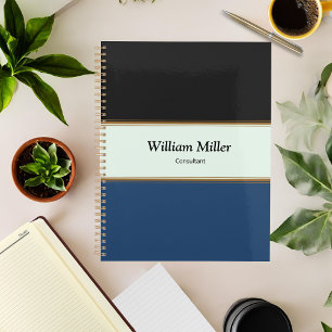 Agenda Bandas Negras Minimalistas Modernas