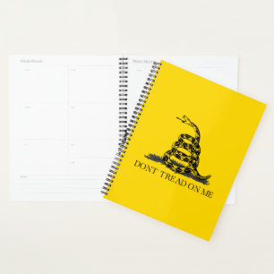 Agenda Bandeira Amarela Clássica de Gadsden Não Pise em M