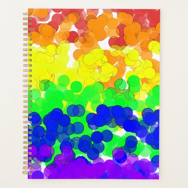Agenda Bandeira Bokeh Orgulho Gay (Frente)