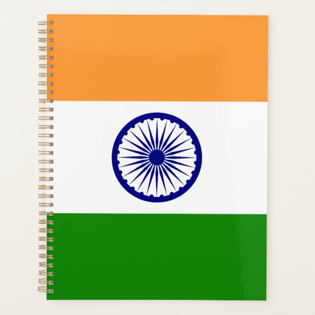 Agenda Bandeira da Índia (Frente)