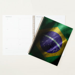 Agenda Bandeira de seda do Brasil