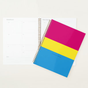 Agenda bandeira do orgulho pansexual SlipperyJoe rosa âmb
