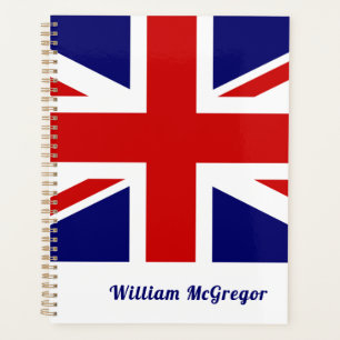 Agenda Bandeira do Reino Unido / União Jack Personalizad