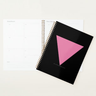 Agenda bandeira triângulo rosa SlipperyJoe's símbolo rosa