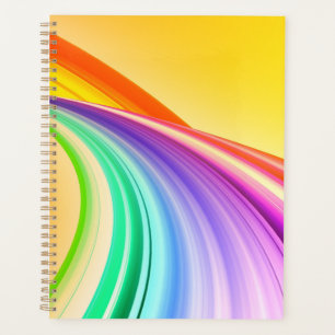 Agenda Banner de Fundo Laranja Amarelo Design Abstrato