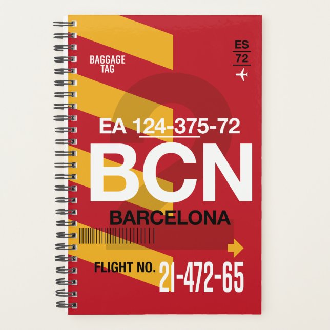 Agenda Barcelona - Travel Planner 2026 (Frente)