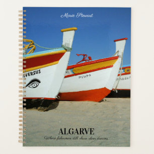 Agenda Barcos de Pesca na Foto de Praia de Algarve