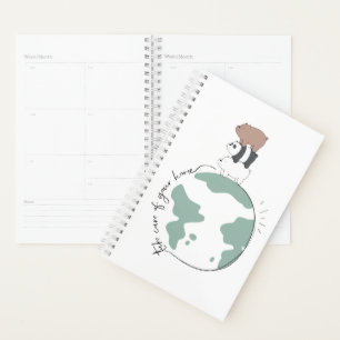 Agenda Bare Bears - Cuide da sua casa