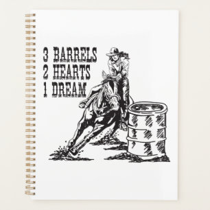 Agenda Barrel Racing 3 Barrels 2 Corações 1 Sonho