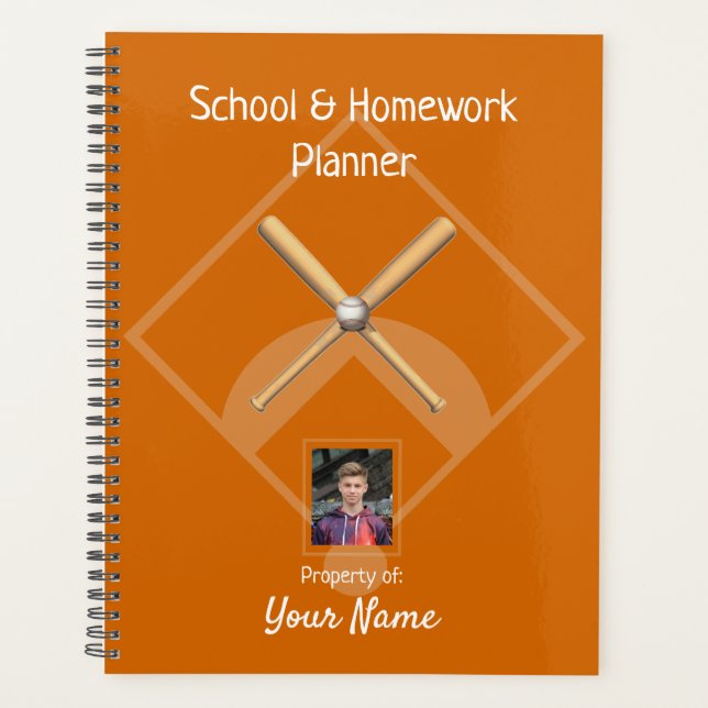 Agenda Basebol - Planificador Escolar - HAMbyWG (Frente)