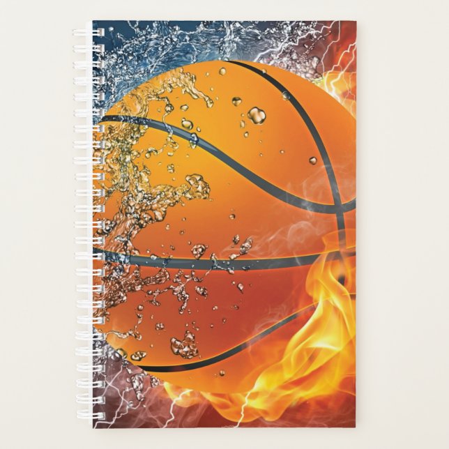 Agenda Basquete flamejante (Frente)