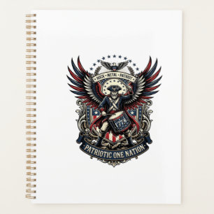 Agenda Baterista Patriótico do Rock Metal da Música da Li