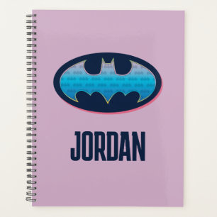 Agenda Batman   Símbolo rosa e azul