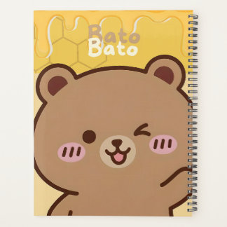Agenda "Bato Bato" Honey Bear Spiral 