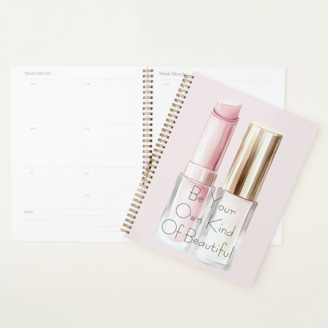 Agenda Batom Branco Rosa Esmalte Marfim (Exibição)