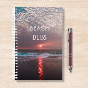 Agenda Beach Bliss Tropical Paraíso Sunset Editável