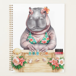 Agenda Beach Spa Hippo in Bikini Manicure Coastal Beauty