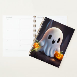 Agenda Bebê Fantasma Caráter de Dia das Bruxas