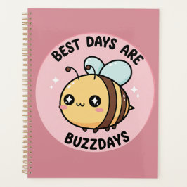 Agenda Bee Journal – Cute Pastel Bumblebee Notebook