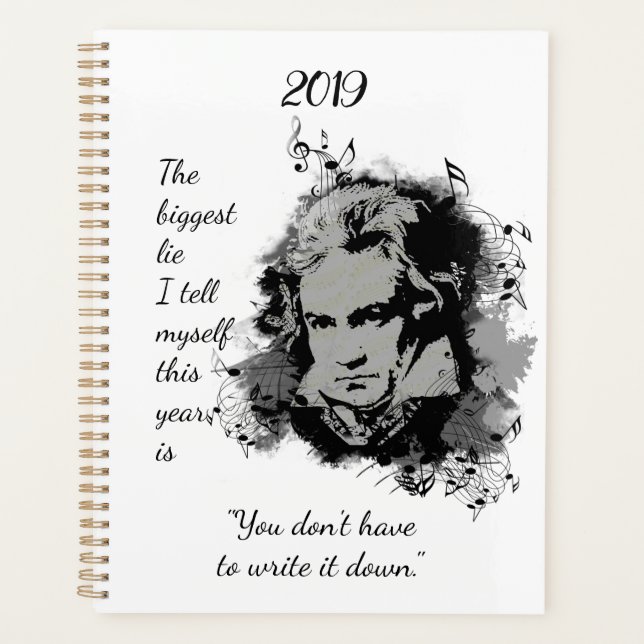 Agenda Beethoven Classic Music Composer Song-Writer (Frente)