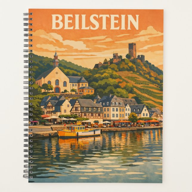 Agenda Beilstein German Valley Germany Vintage Travel Art (Frente)
