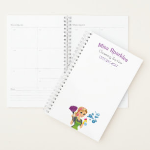Agenda Bela Cartoon Maid House Clearing Services Business