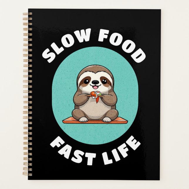 Agenda Bela comendo Kawaii Sloth (Frente)