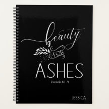 Beleza para Ashes Christian Bíblia Verse Planner