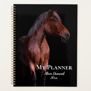 Agenda Belo Cavalo Marrom Profundo