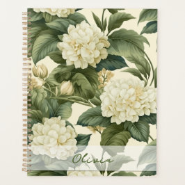 Agenda Belo padrão floral clássico