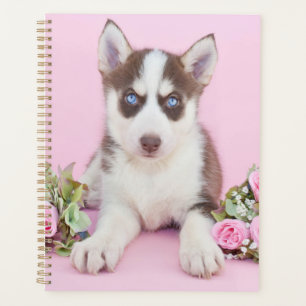 Agenda Belo Rouco Puppy com Rosas Rosa