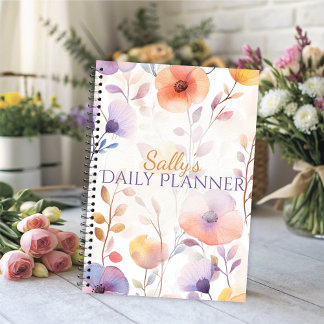 Agenda Belos Bloom de Aquarela Suave