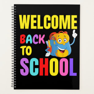 Agenda Bem-vindo de volta à escola 
