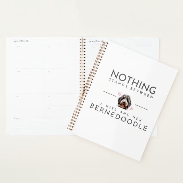 Agenda Bernedoodle Planner (Exibição)