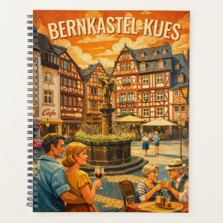 Agenda Bernkastel-Kues Alemanha Arte de Viagem Vintage