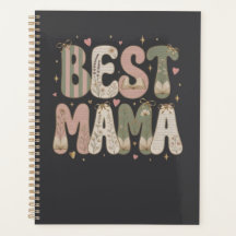 Best Mama Bookish Floral Literary Design