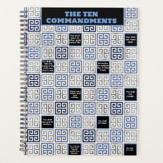 Agenda Bíblia Sobre Os Dez Mandamentos Da Arte Grega