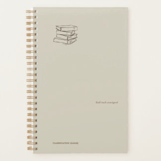 Agenda Biblioteca Vintage Dark Academia - Pacote de Livro