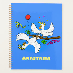 Agenda Bicatuta de pássaros engraçados