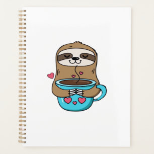 Agenda Bicho-preguiça Chibi Amante de Café � Bicho-pregui