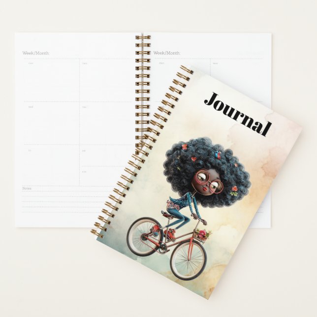 Agenda Bicicleta Jounal-Afro (Exibição)