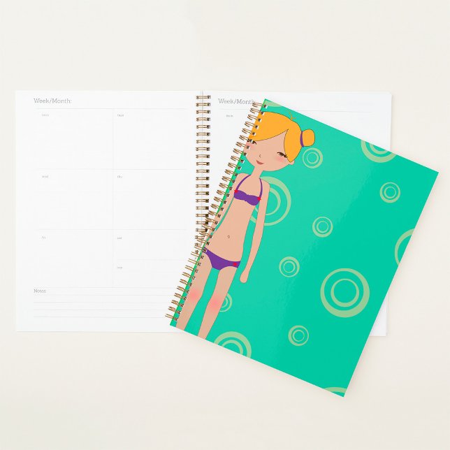 Agenda Bikini Girl Spiral Planner (Criador carregado)
