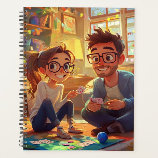 Agenda Binder de Álbum Fotográfico de Casamento de Script (Frente)