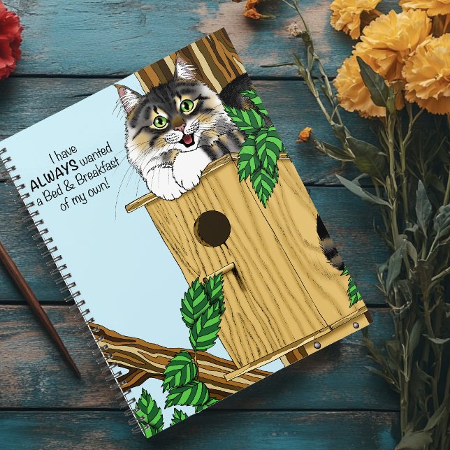 Agenda Birdhouse Bed Brefast Cat (Criador carregado)