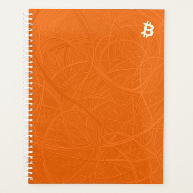 Agenda Bitcoin Classic Laranja (Neurônio) (Frente)