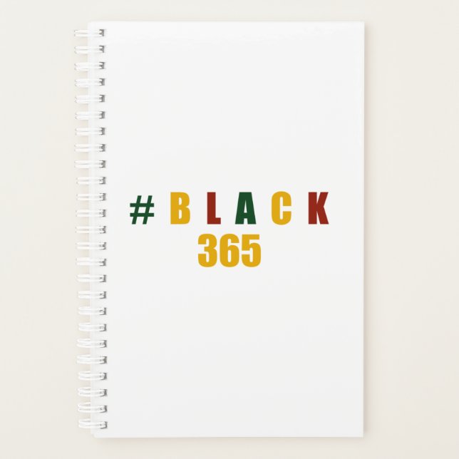 Agenda Black 356 Days A Year Black History Month (Frente)