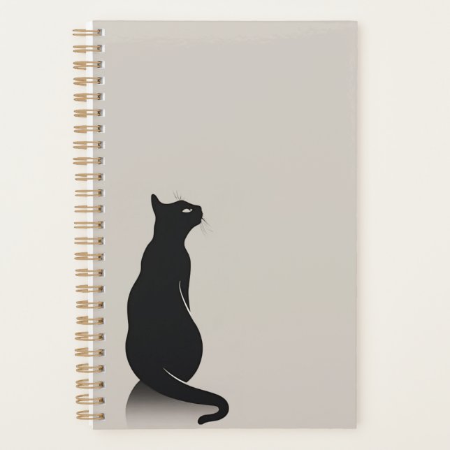 Agenda Black Cat Ecru (Frente)