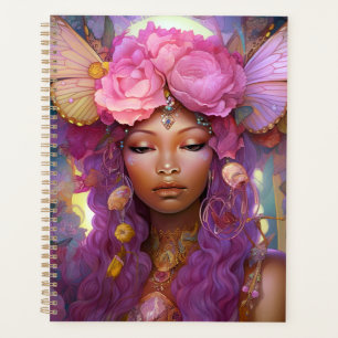 Agenda Black Fairy Queen Pink Purple Fantasy Art