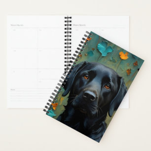 Agenda Black Labrador in Leaves